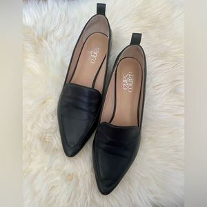 Franco Sarto dressy black loafers